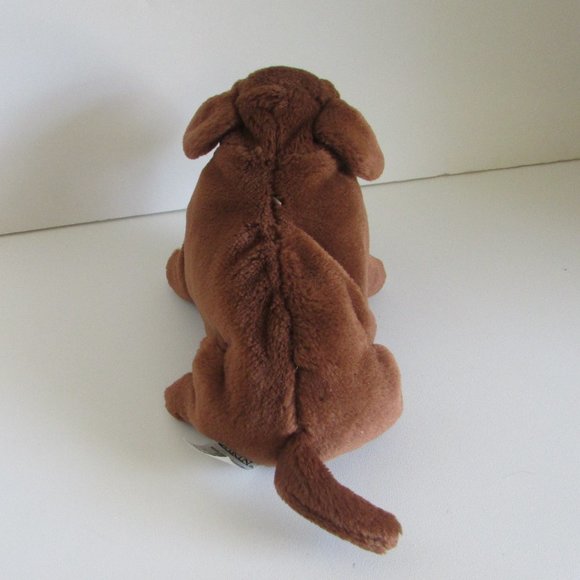 DACHSHUND Dakin 8" long REALISTIC adoring face has beans PLUSH stuffed animal - Picture 3 of 10